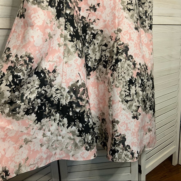 Final Price Drop! Cachet Floral Twill Two Piece Mermaid Ballgown Prom Dress - Picture 7 of 13